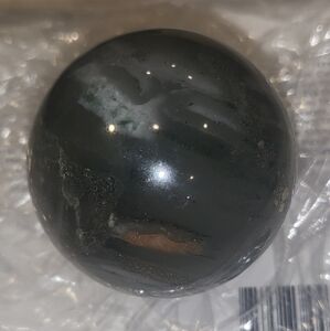 Elegant Dark Amethyst and Pyrite 1 1/2 inch Healing Cryatal Decorative Sphere